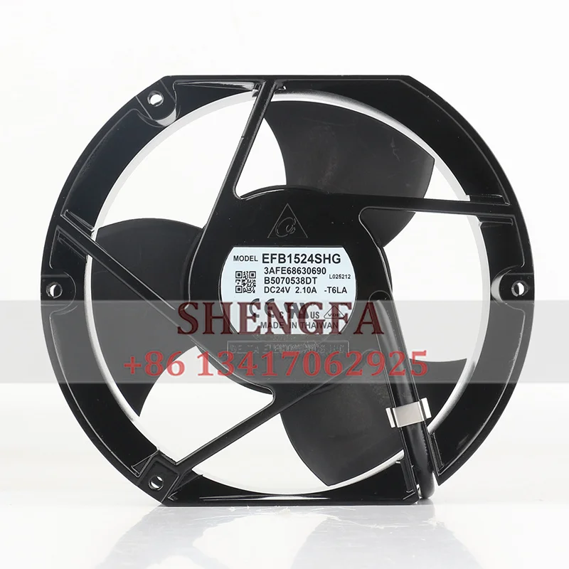 Осевой охлаждающий вентилятор Delta EFB1524SHG 24 В постоянного тока 4300 А 550 x мм об/мин 325CFM