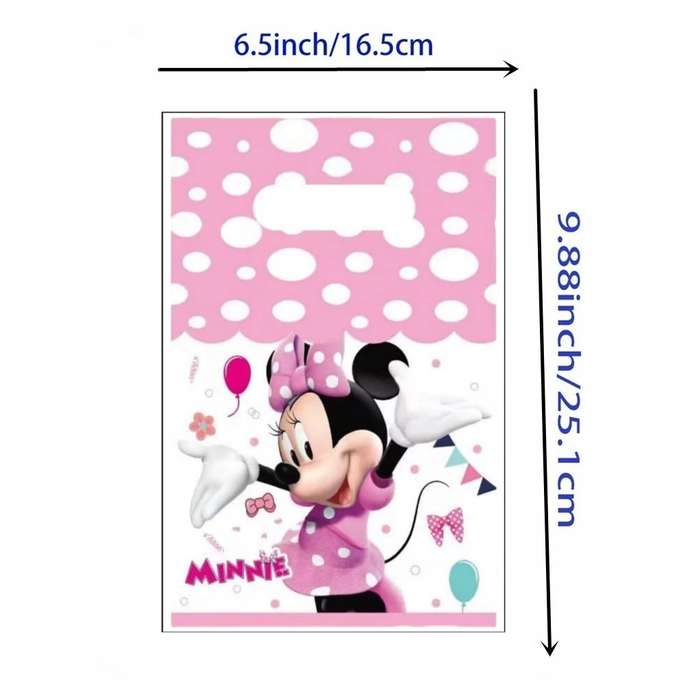 

Подарочные пакеты Минни Маус розовые