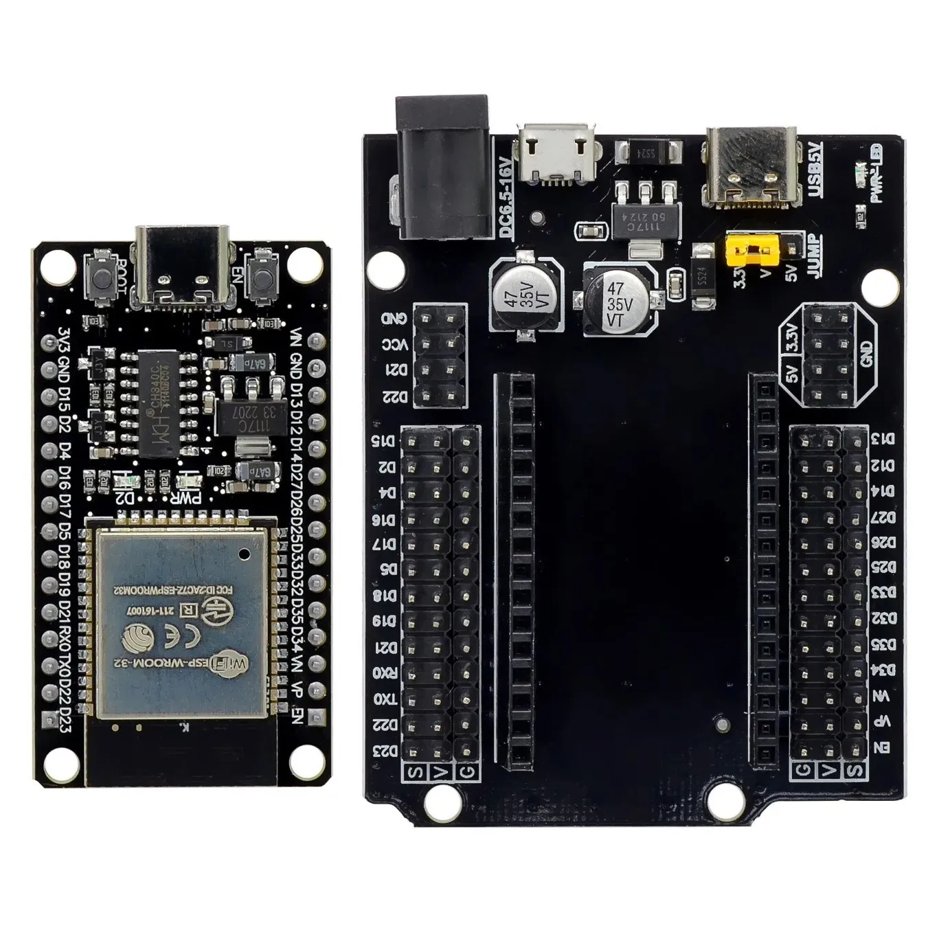 Умная плата ESP32, флэш-накопитель USB CH340C WiFi + Bluetooth ...