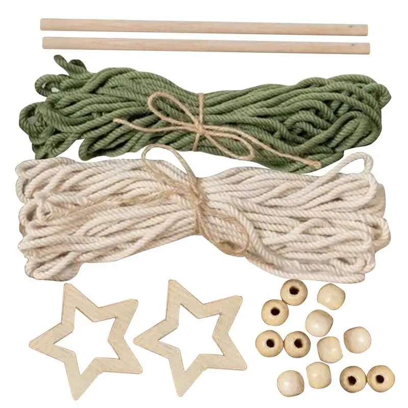 Набор для макраме настенное украшение сделай сам в форме дерева товары Рождества