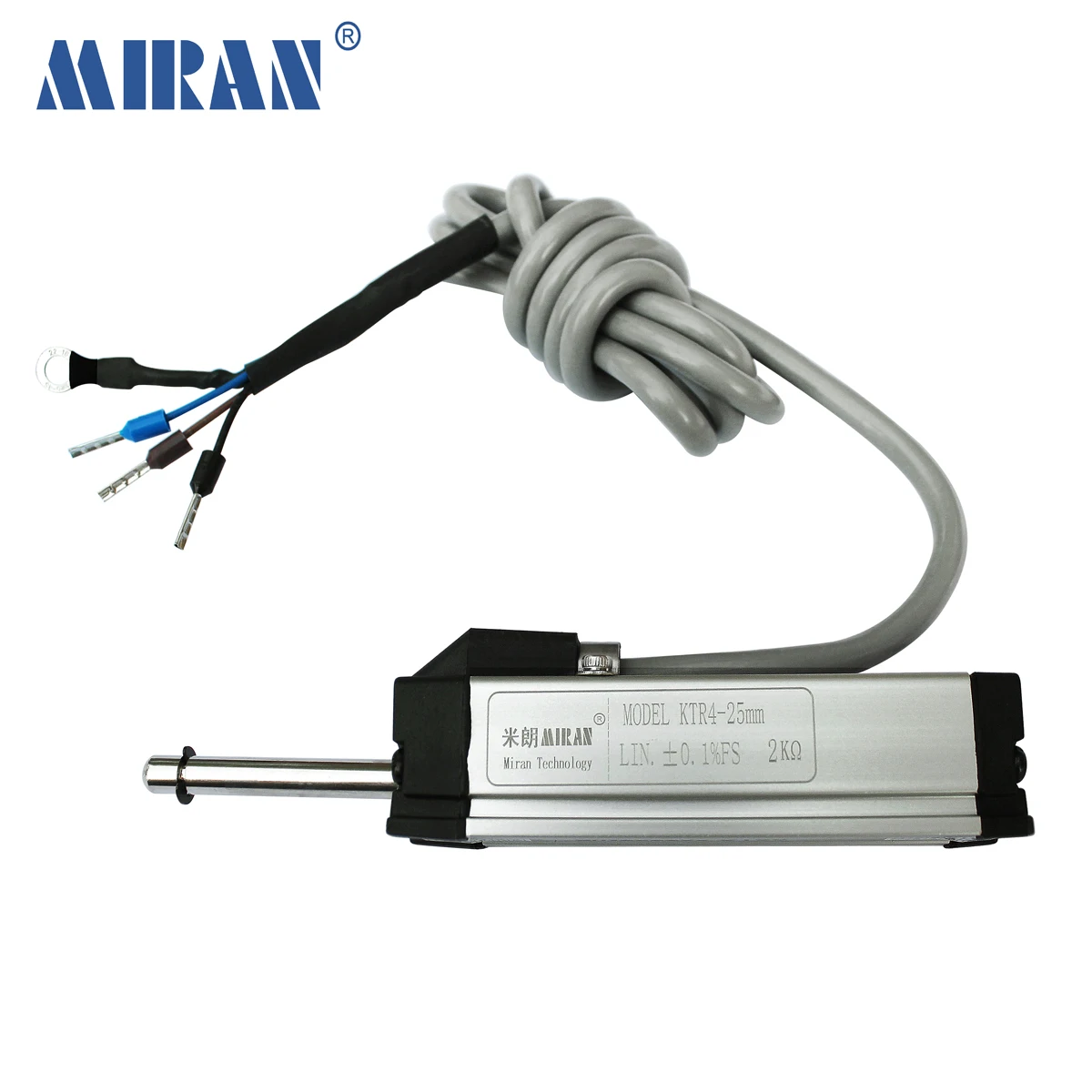 Miran Automatic Reset KTR4mm 10-25mm Linear Displacement Sensor Electronic Ruler Miniature Spring Displacement Transducer Scale