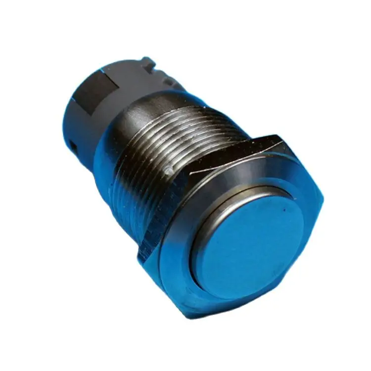 

5pcs/Lot IB 1910F 19mm High round pin terminal momentary function 1NO1NC anti vandal switch