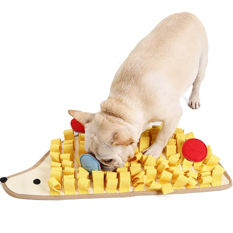 

Dog Snuffle Mat Slow Feeder Mat Training Blanket Nose Work Toy Pet Leak Food Anti Choking Mat Indoors IQ Training Sniffing Mat