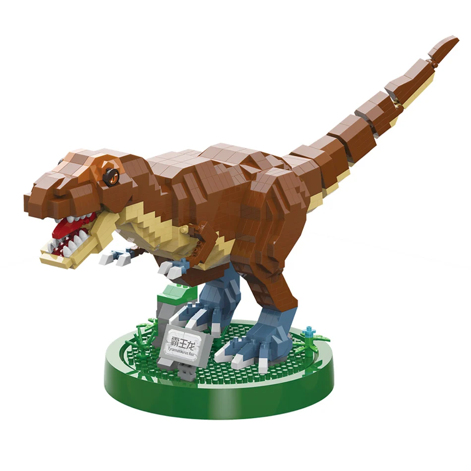 

Jurassic Indominus Rex Dinosaur World Model Building Blocks City Triceratops Velociraptor Dino Park Bricks Children Toy
