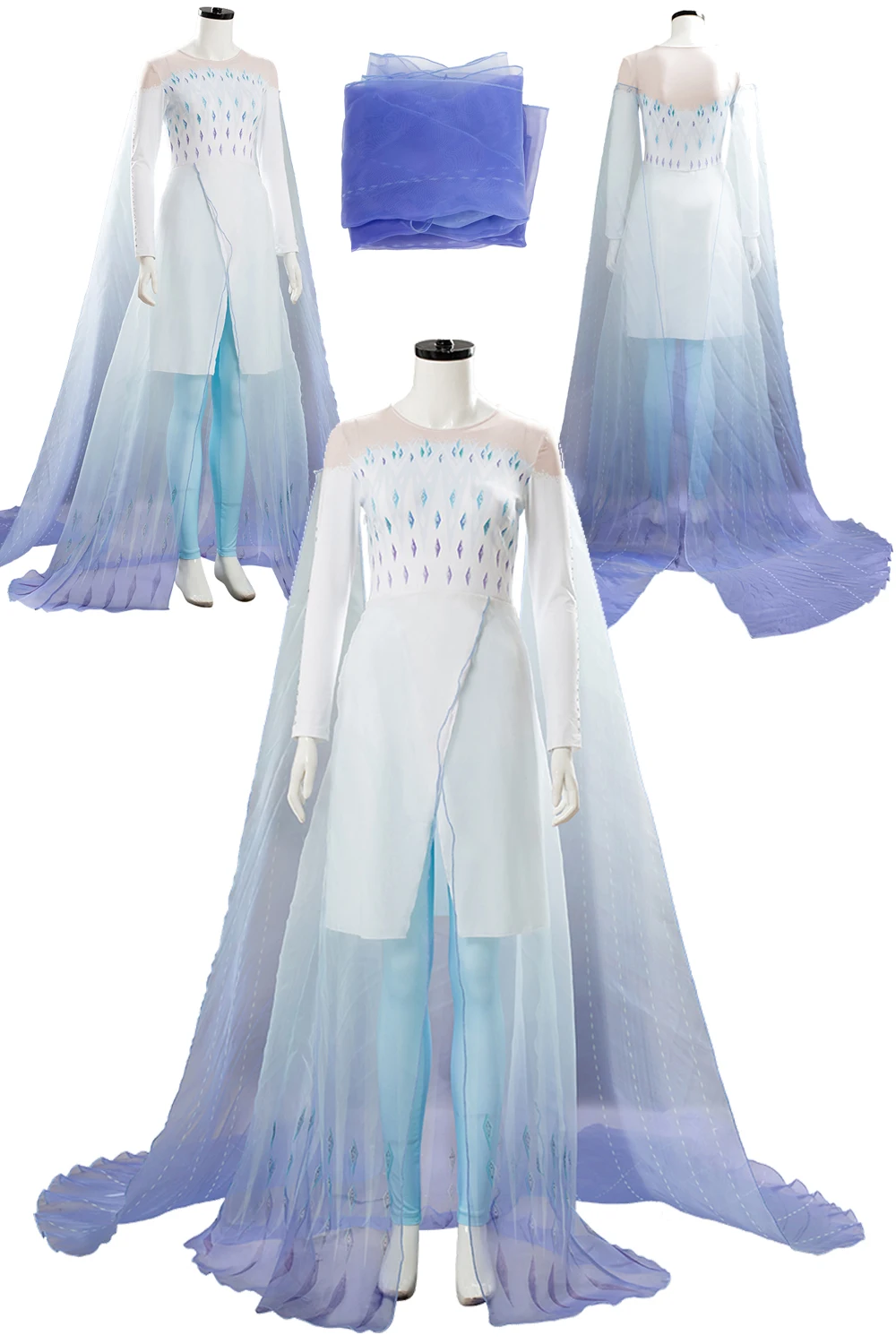Длинное платье принцессы для косплея костюм королевы мультяшное с изображением