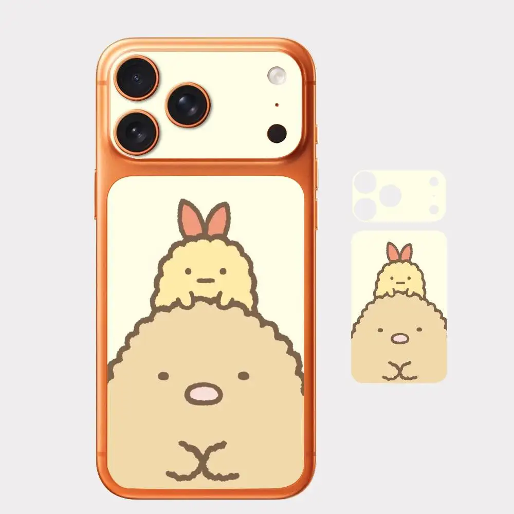 Фото Милая защитная пленка с изображением персонажей S-Sumikko Gurashi для iPhone 17 Pro и 17 ProMax, устойчивая к царапинам. №2