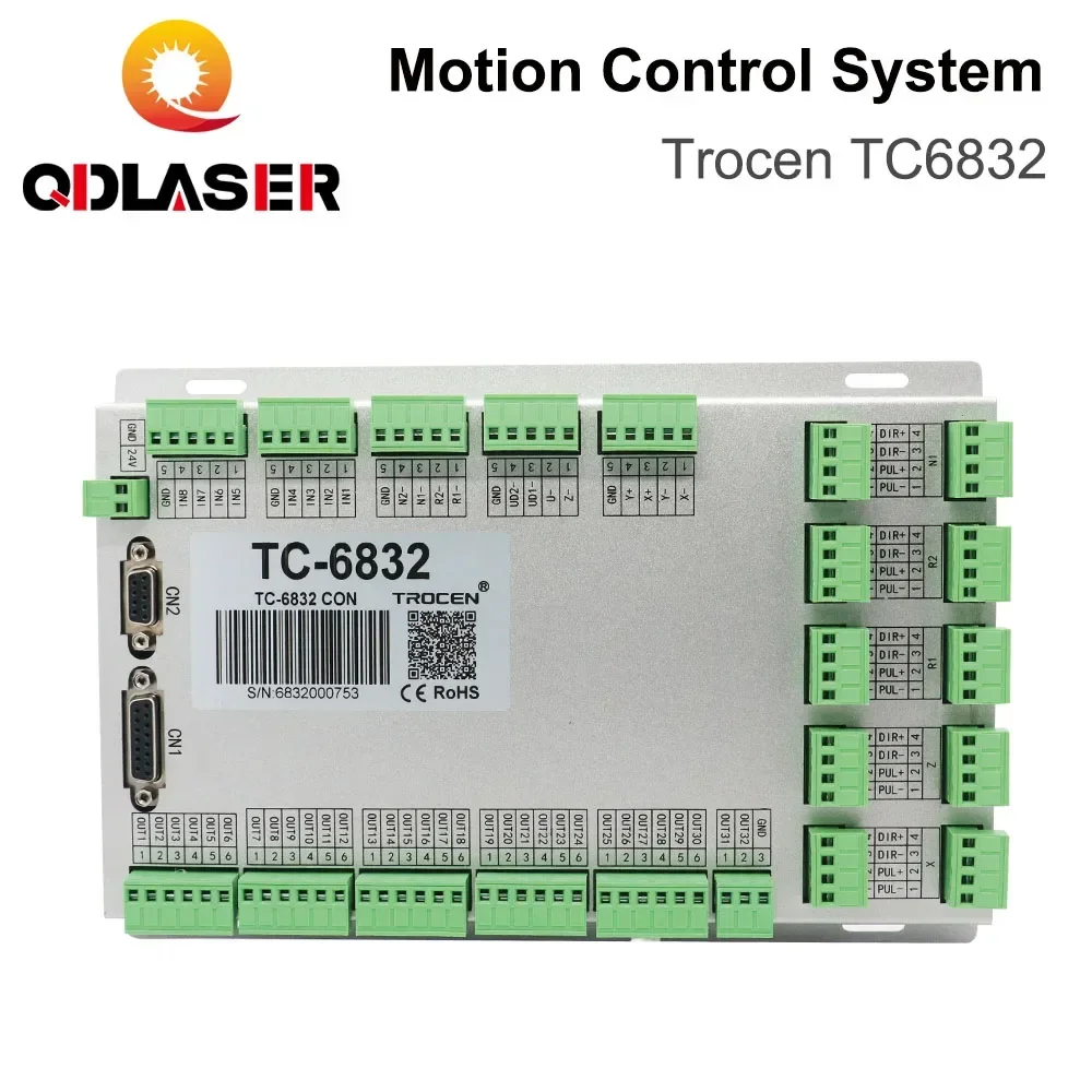 QDLASER Trocen TC6832 Система управления вибрирующим ножом для резки шпинделя Контроллер