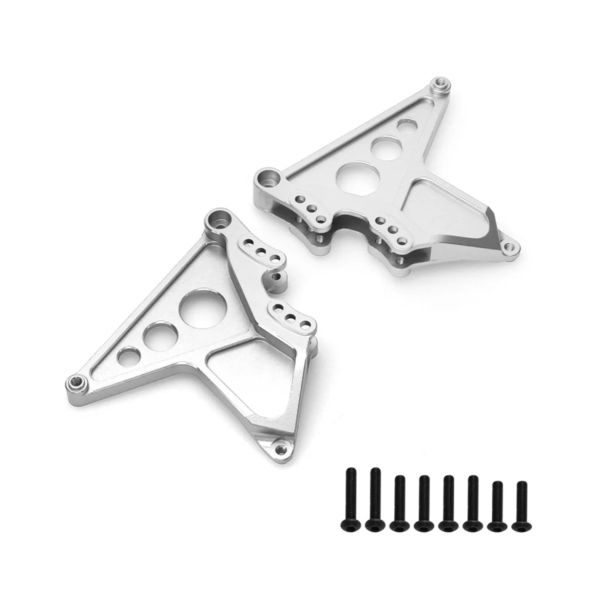 

Мульти-регулировка отверстие задний амортизатор для Traxxas UDR 1/7 задний прямой мост короткий зажим 85086-4, серебро