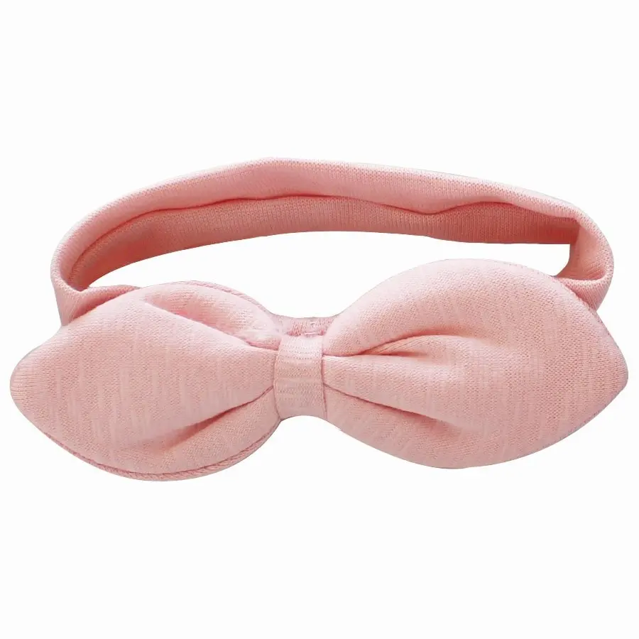 

Powder Rabbit Ear Girl Baby Bandana