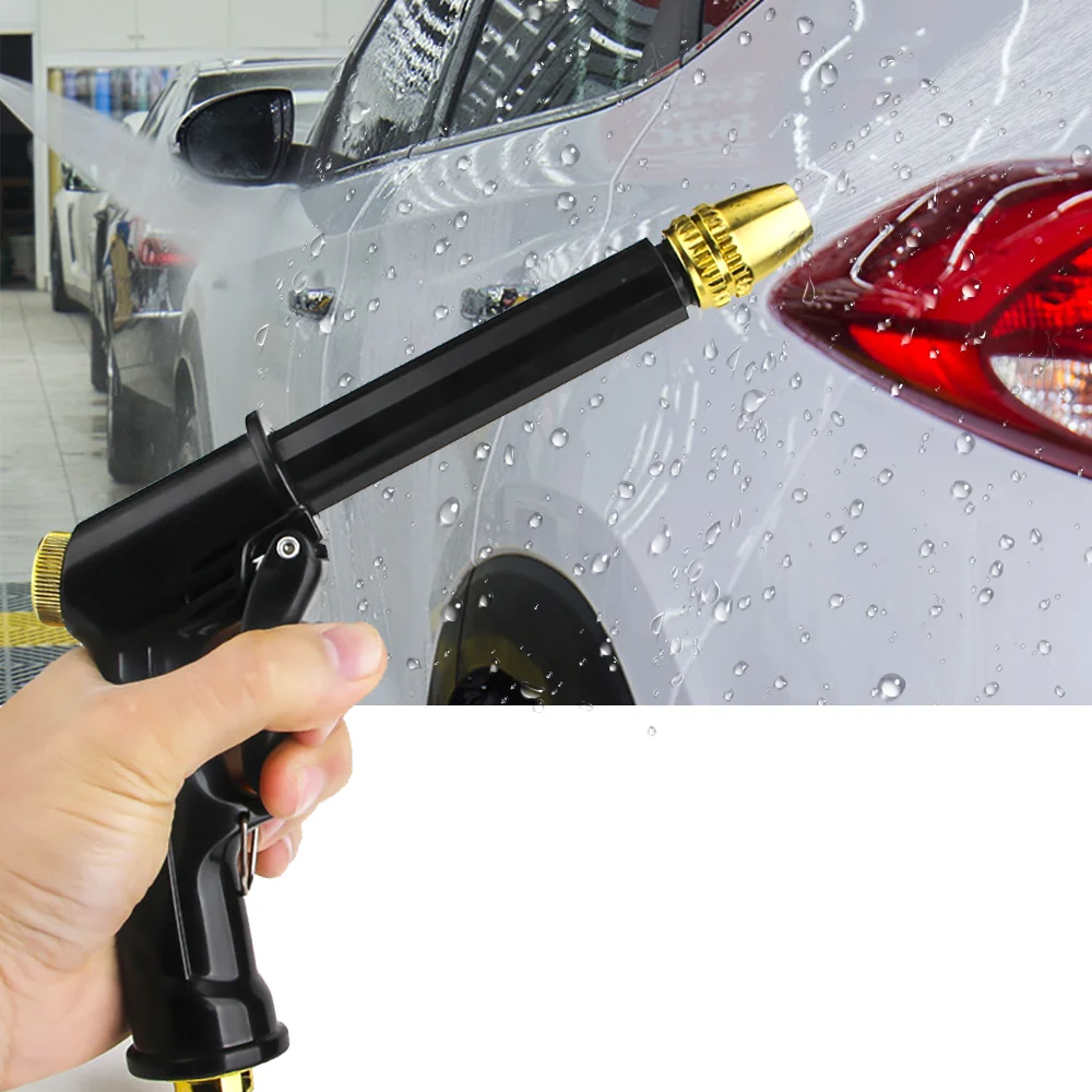 

Portable High-Pressure Water Gun Cleaning Car Wash Machine Garden Watering Hose Nozzle Sprinkler Foam Thread Quick Connector