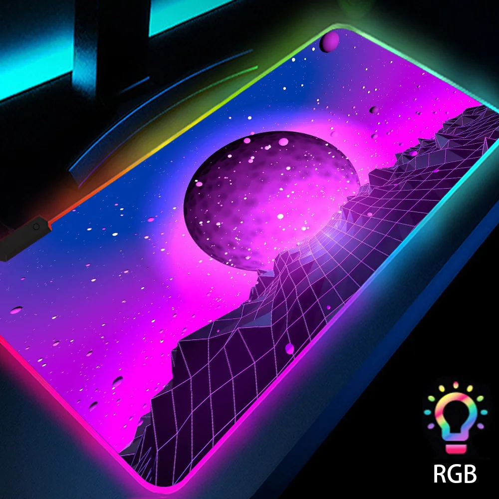 

Neon Retrowave Led Desk Mat Game Mats Xxl Rgb Mouse Pad Anime Backlit Mouse Pads Large Carpet Decoration Gamer 900x400 300x800