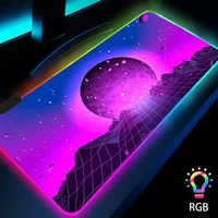 neon retrowave led desk mat game mats xxl rgb mouse pad anime backlit mouse pads large carpet decoration gamer 900x400 300x800
