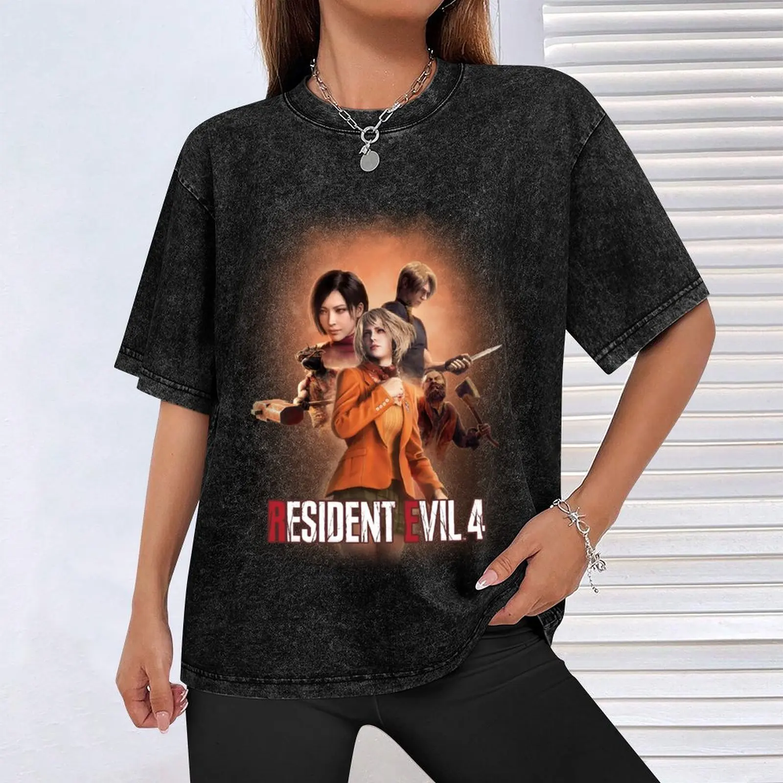 Футболка Resident Evil 4 Remake баскетбольные футболки с рисунком футболка большого