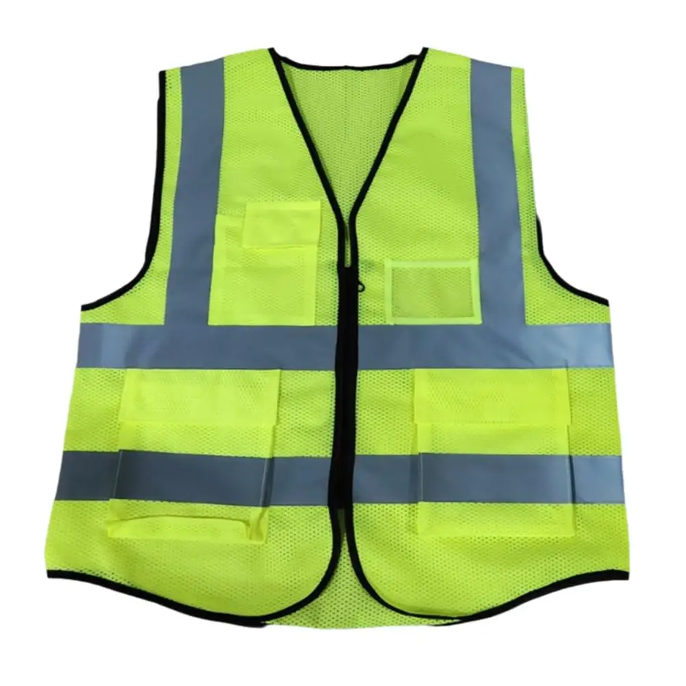 Светоотражающий защитный жилет с высокой видимостью утолщенные регулируемые