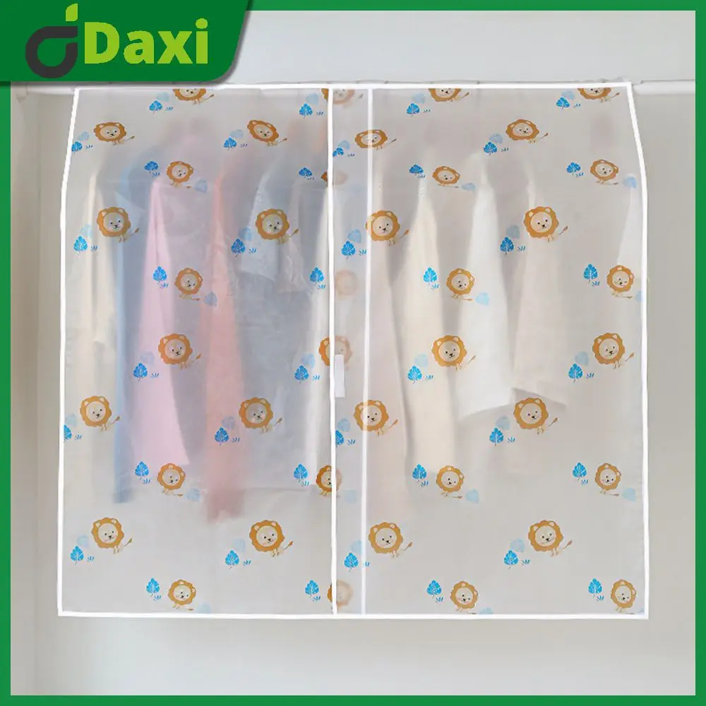 

Household Transparency Washable Clothing Hanging Waterproof Wardrobe Storage Bags Environmental Protection Recycling Dustproof