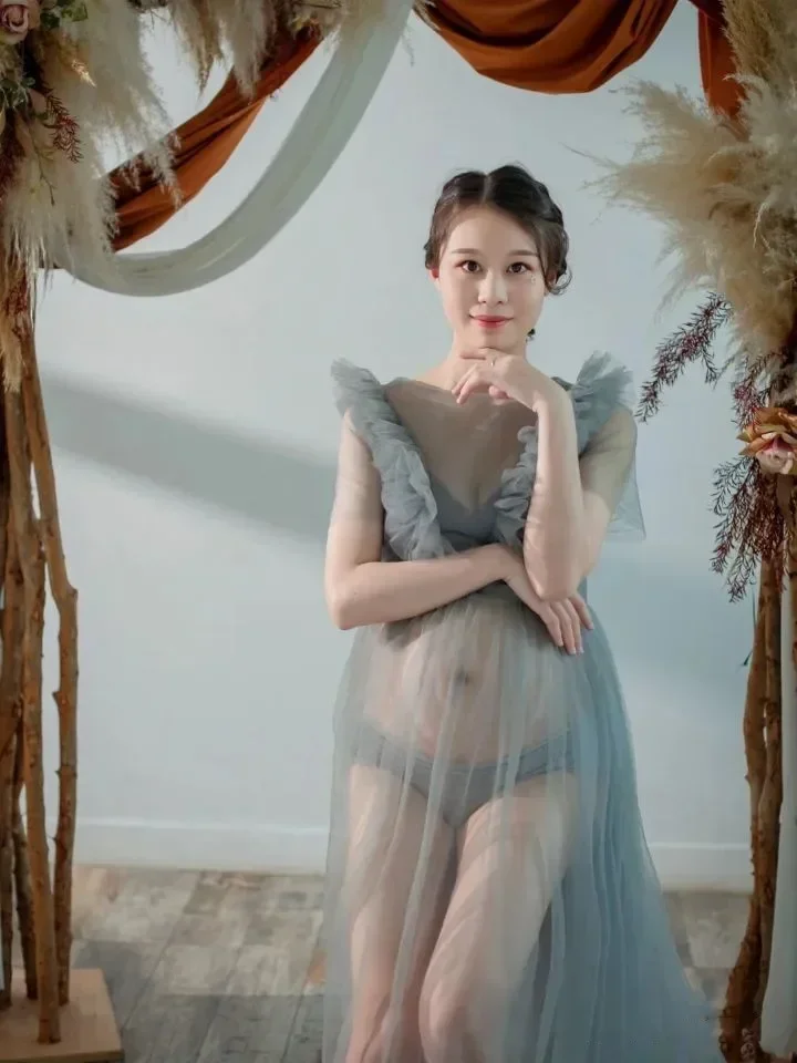 Зеленые платья для беременных Одежда длинное платье женщин Сексуальная