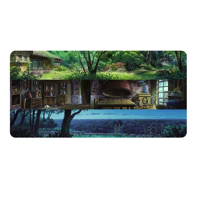 

2022/Anime Landscape Mousepad Grande Large Gaming Mouse Pad Cartoon Soft Computer Table Mat Rubber Office XL Pc Laptop Keyboard