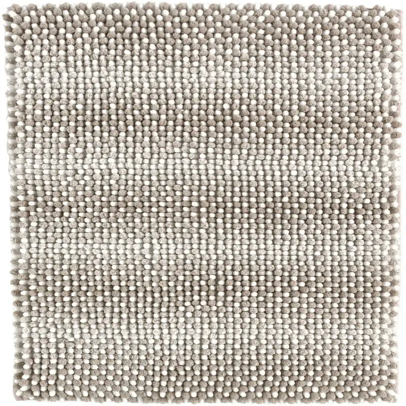 

Memory Foam Noodle Bath Mat, Taupe Splash, 24" X 40"
