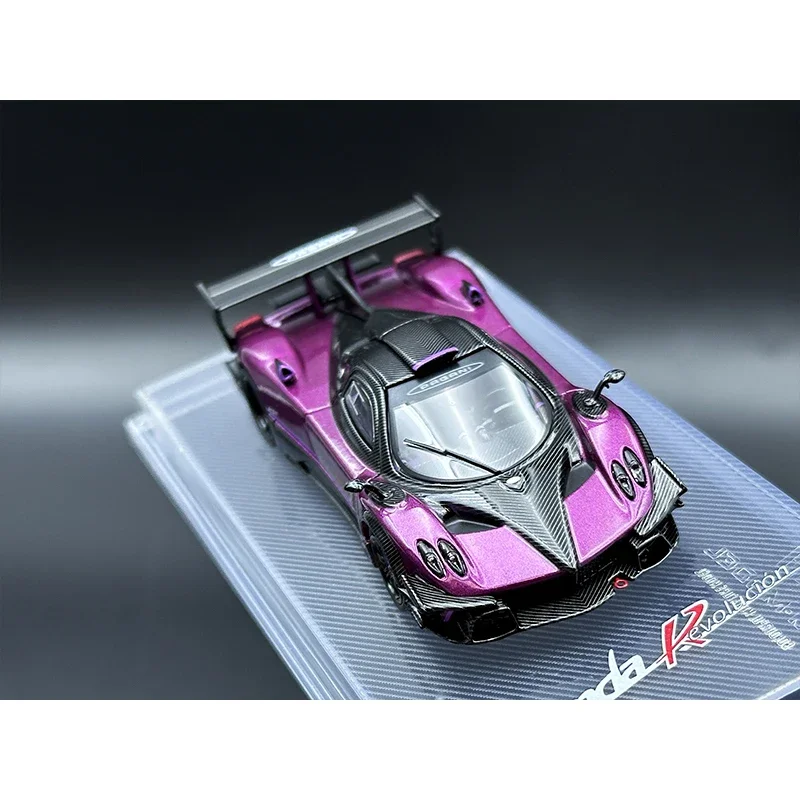 CM 1:64 Zonda R Evolucion трековая версия карбоновые фиолетовые сменные колеса литая под