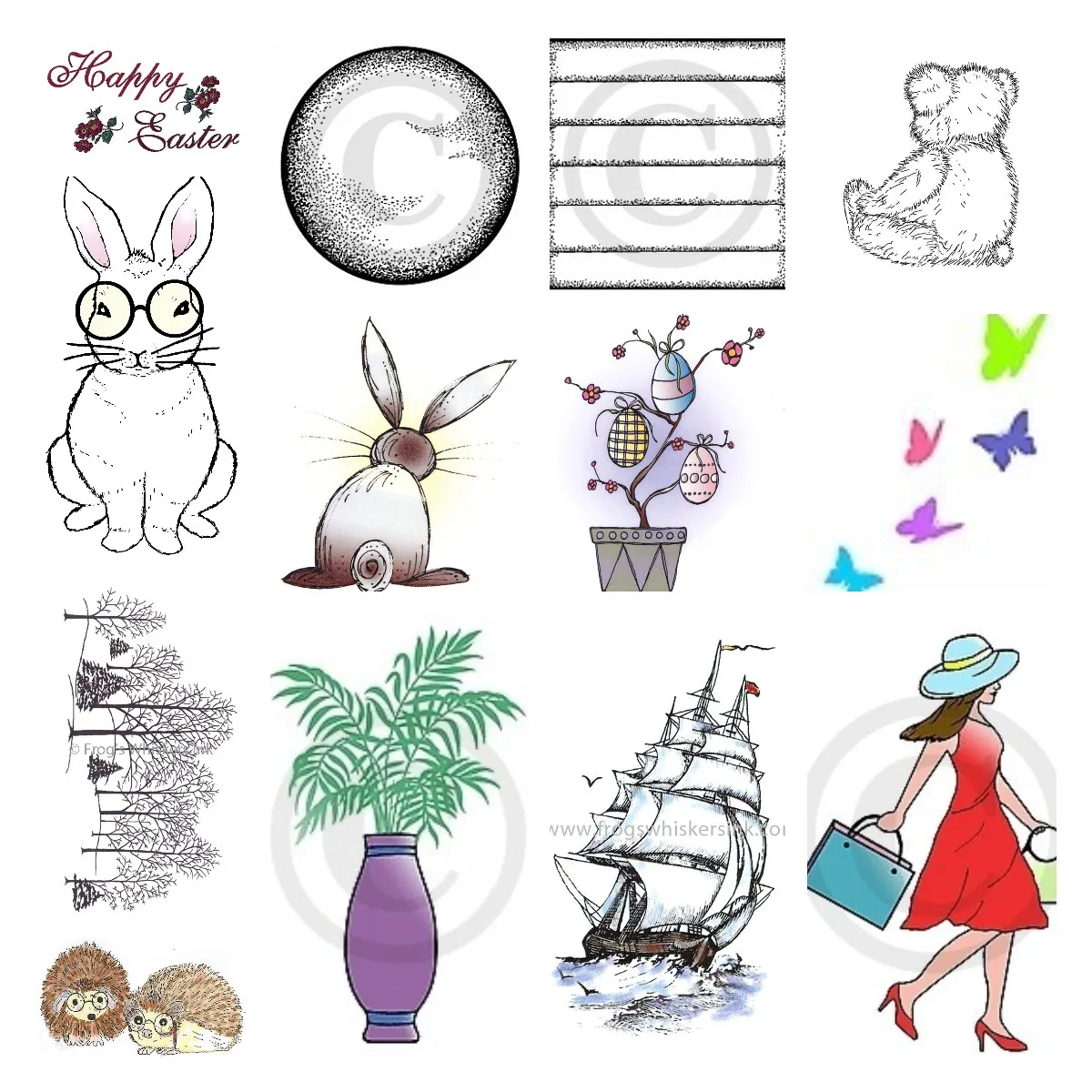 

Easter Rabbit Hedgehog Bear 2023 New March Release Stamps Diy Scrapbooking Card Paper Cards Handmade Album Embossing Greeting
