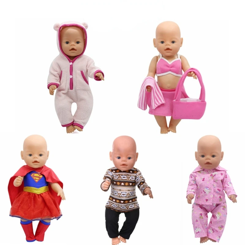 

Doll Clothes for American 18 Inch Girl & 43 Cm Born Baby Our Generation 38cm Nenuco Ropa Y Su Hermanita,Xmas