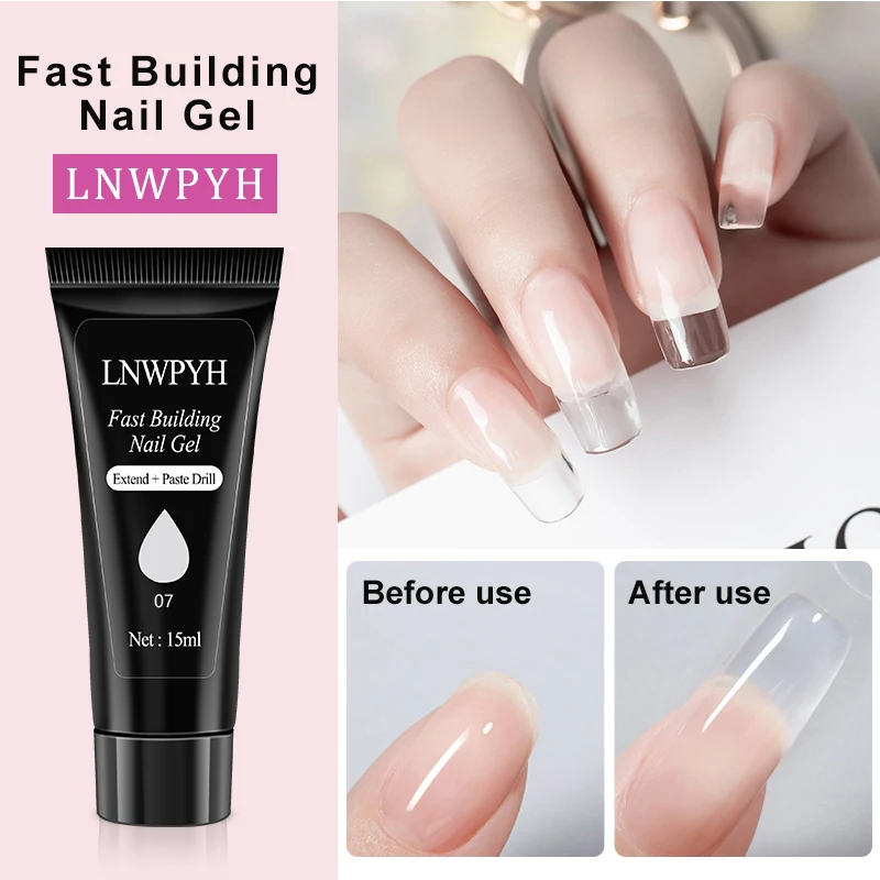 Профессиональный Набор Для Наращивания Ногтей Polygel Акриловый Дизайн