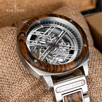 bobo bird 2022 new automatic mechanical watches luxury wooden watch for men combined x series relogio masculino custom gift