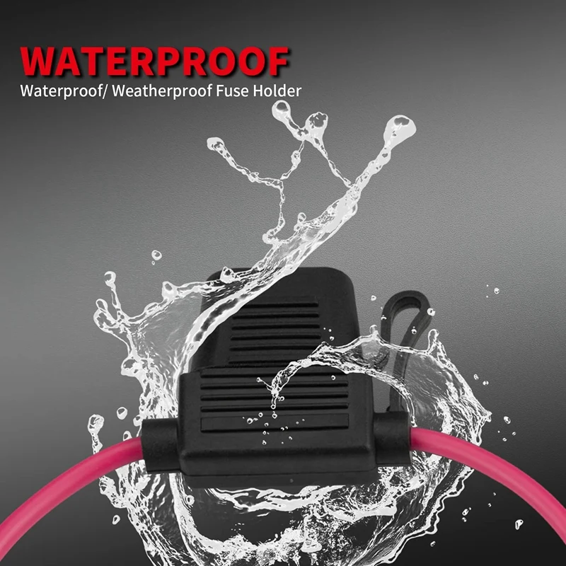 Встроенный держатель предохранителя 12 В калибр с ATO/ATC 30 А 40 линейный