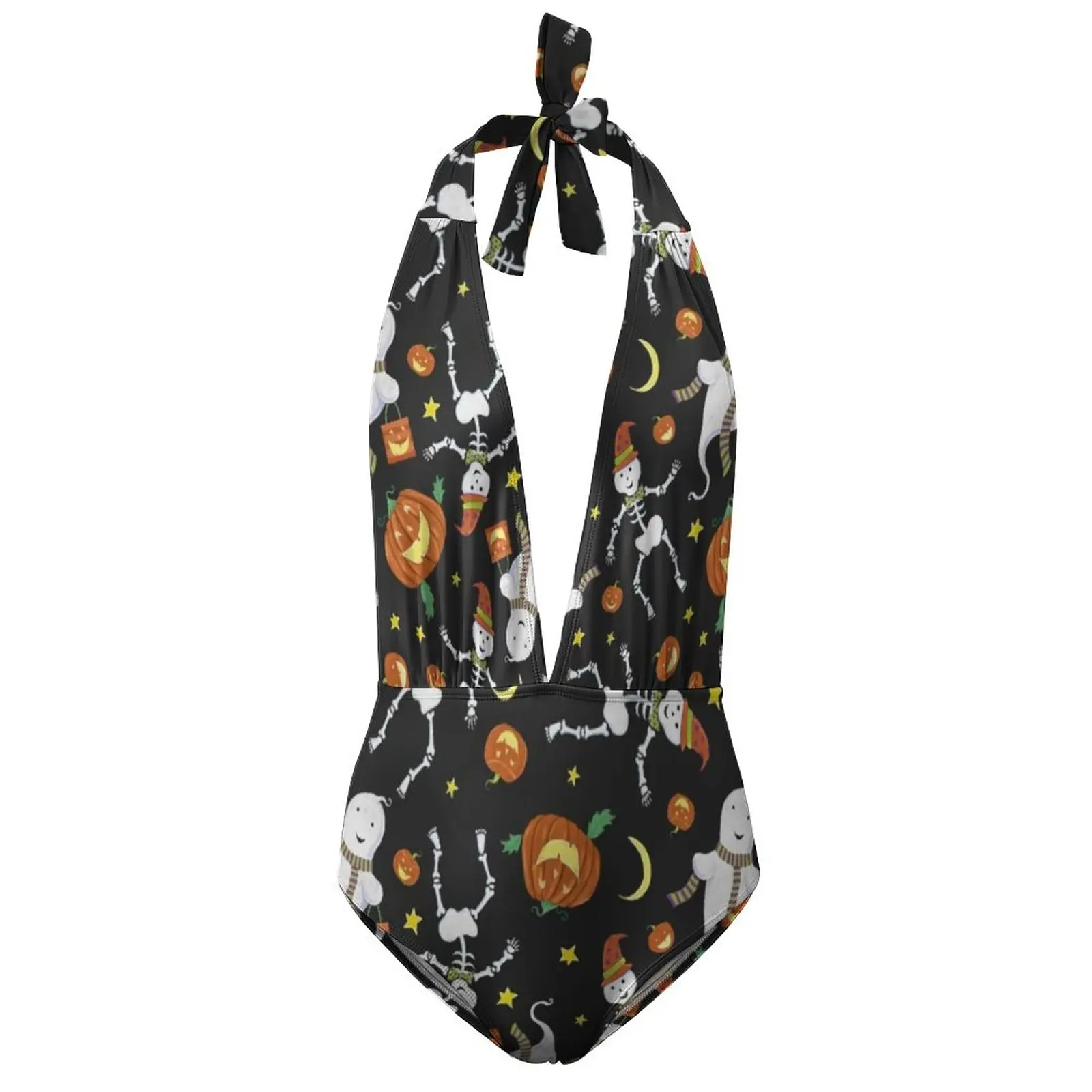 Женский купальник пуш-ап с глубоким V-образным вырезом |