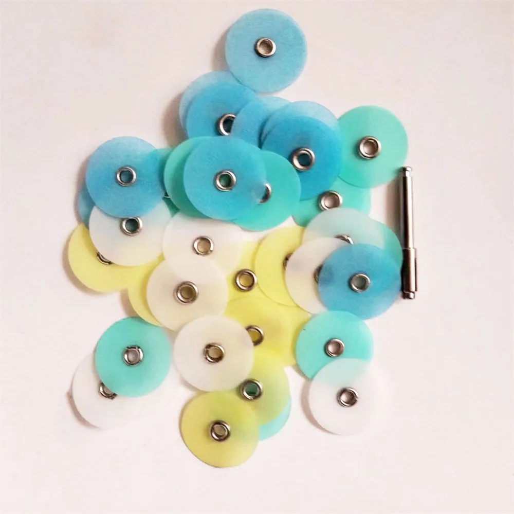 40/80 шт. полировочные диски для чистки зубов