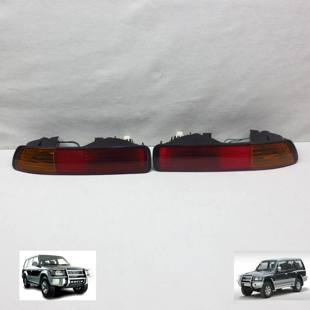 

Car Rear Bumper Fog Light Reflector Lamp Signal Reflective Indicator Bulb For Mitsubishi Pajero Montero V73 V77 2000 2001 2002