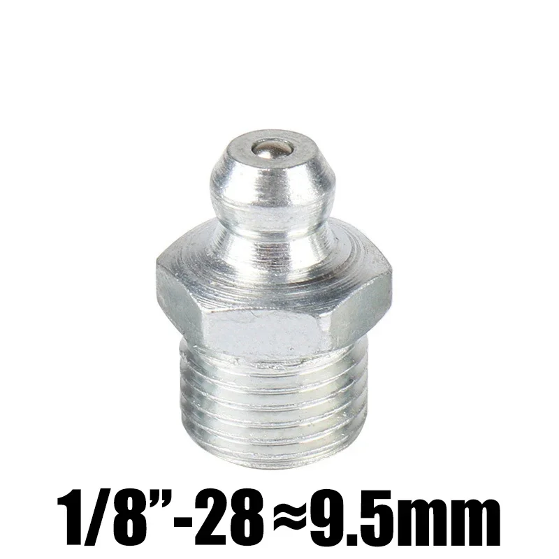 

10 шт. UNF 1/4 "-28 1/8" 1/4 "BSP NPT мужской прямой колено 90 45 градусов гидравлическое масло Zerk смазочный ниппель трубный фитинг