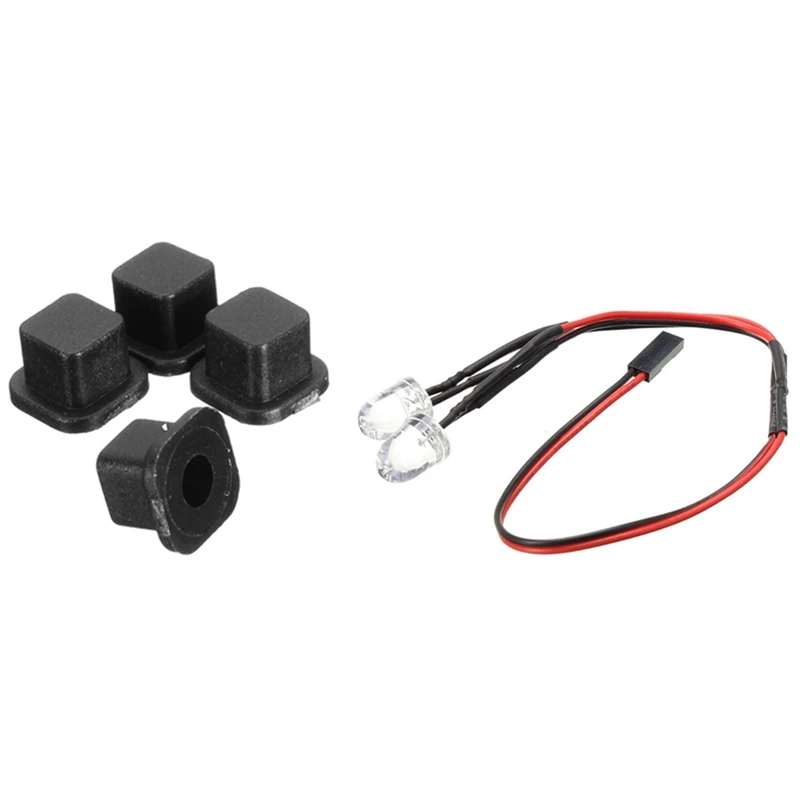 

2 комплекта для автомобиля JLB Racing CHEETAH RC запчасти: 1 Светодиодный светильник EA1034 и 1 набор иглой шапочка EB1012