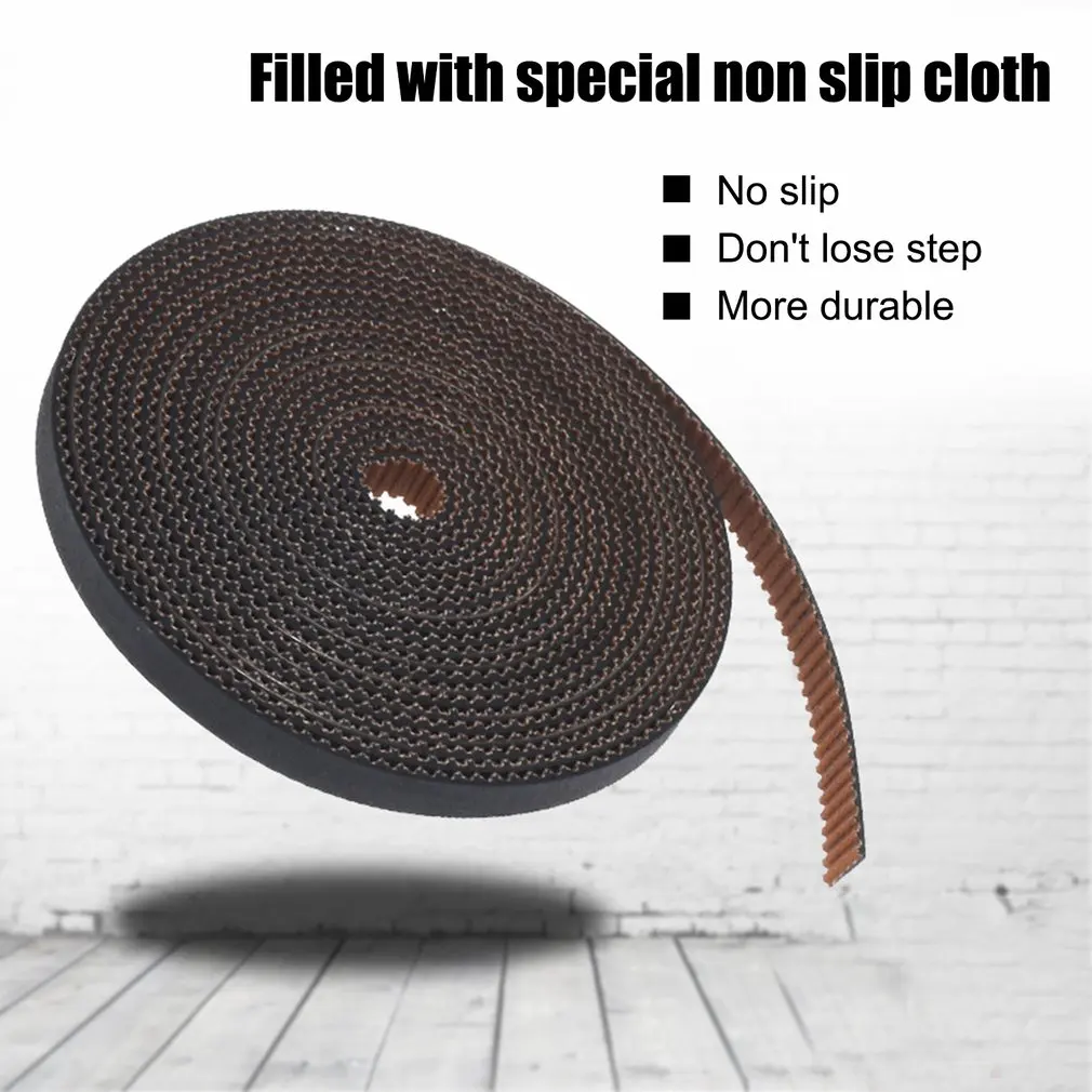 

GT2 Timing Belt 3D Printer Accessories 2GT-6mm Rubber Opening Timing Belt Non-slip Transmission Belt For Milling Machines