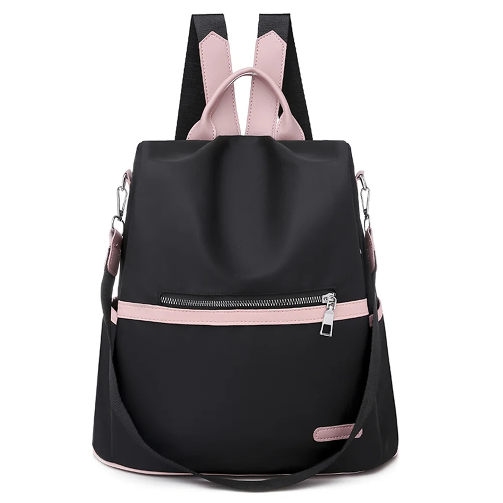 

Travel Multi-Function Shoulder Bag Women Contrast Color Knapsack Casual Travel Anti-Theft Messenger Bags