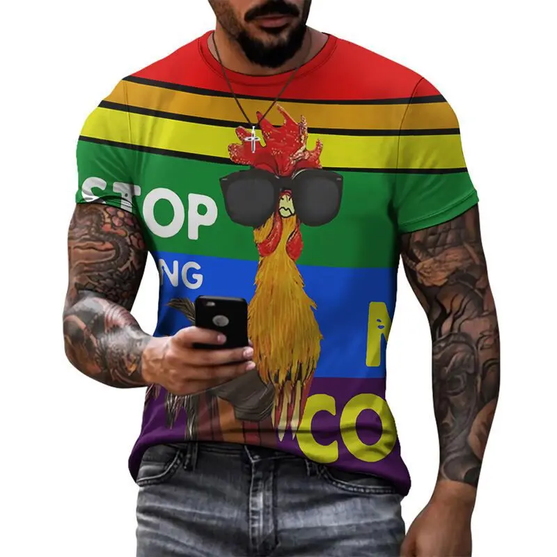 

Футболка y2y мужская с круглым вырезом, Повседневная рубашка с 3D-принтом турецкой головы, с короткими рукавами, в европейском и американском стиле