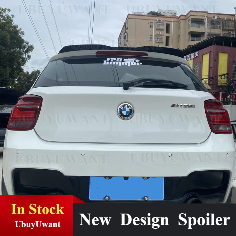 

UBUYUWANT For BMW F20 116 118 120 125 M135I Spoiler High Quality ABS Material Car Rear Wing Primer Color Spoiler 2012-2020
