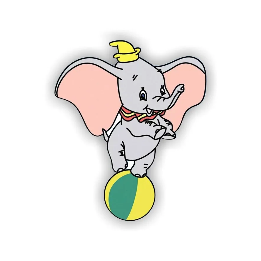 Disney Dumbo Brooch Cute Cartoon Elephant Badge Accessories Kawaii Backpack Badge Pin Clothing Decorations Children Small Gifts images - 6