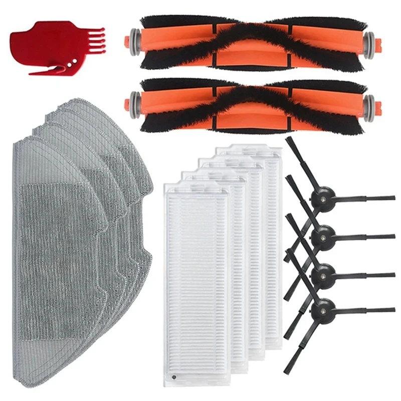 

Main Side Brush Filter And Mop Cloth Replacement For Xiaomi Mi Robot Vacuum Mop 2 Pro MJST1S Vacuum Cleaner