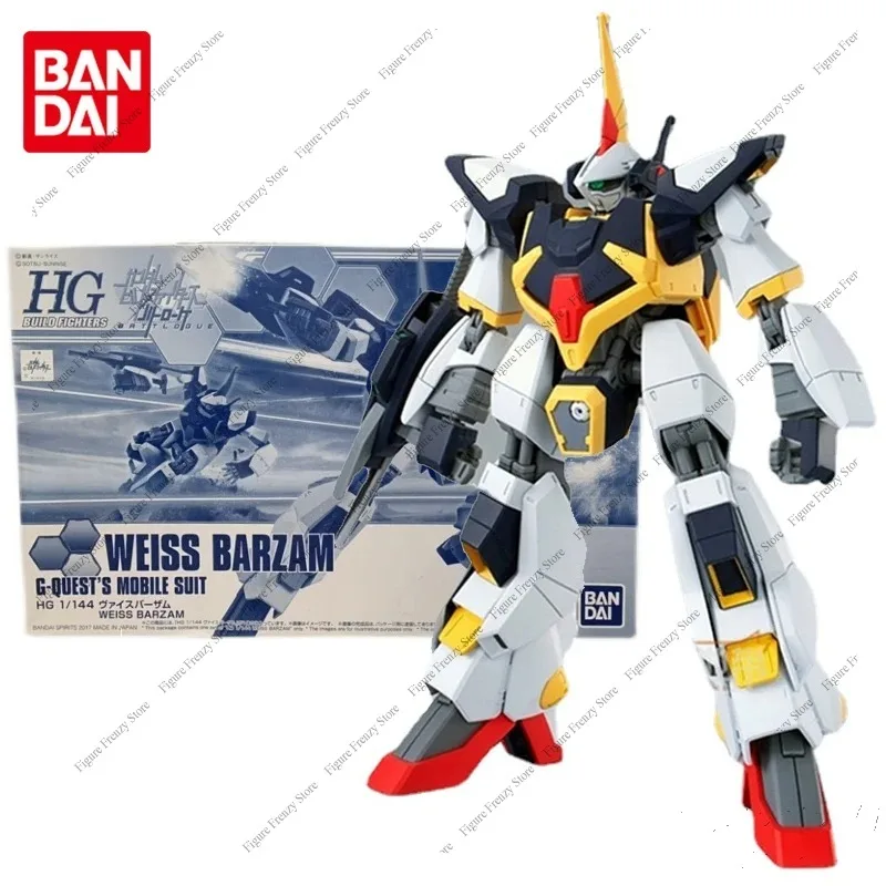 Фото Специальное предложение: Оригинальный конструктор Bandai Gundam, модель HG 1/144 Weiss Barzam, коллекционная фигурка Gunpla, игрушка для детей №2