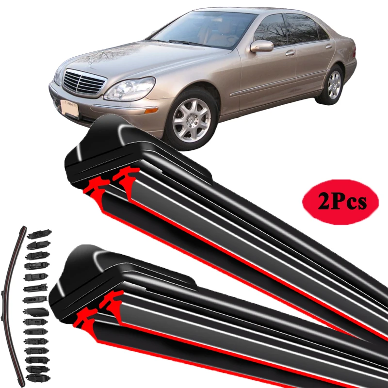 Щетки стеклоочистителя для Mercedes Benz S-Class W220, 27 + 27 дюймов, 2000-2005