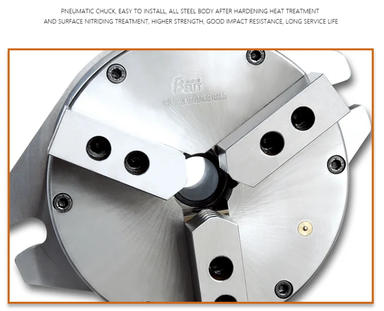 Вертикальный полый/твердый пневматический патрон BK200SL 110SL 130SL 160SL 250SL 320SL BK200KL 160KL