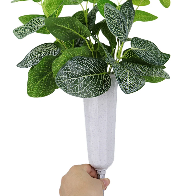 

1Pc Artificial Flower Arrangement Plastic Cemetery Vase Funeral Supplies Flower Pot Ground Stake Flower Arrangement Device