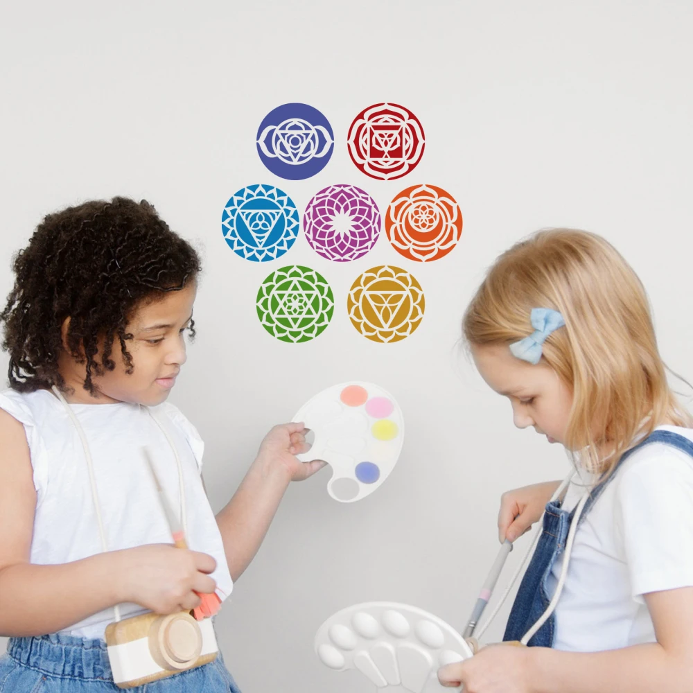 Рисунок 5 - Многоразовые трафареты с символом чакры