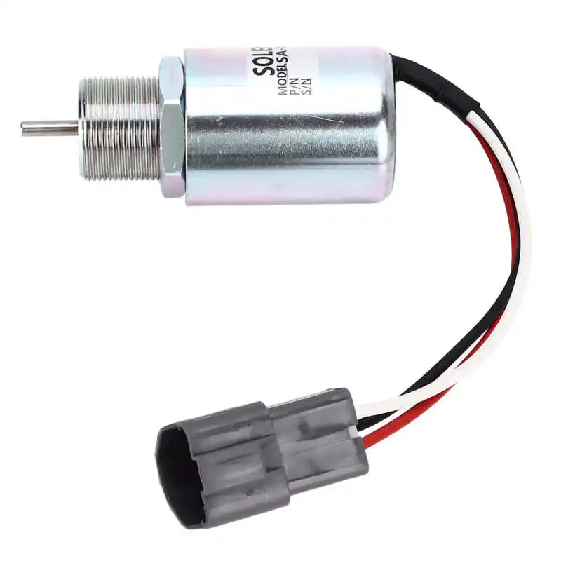 

Stop Solenoid 30A87‑00040 Reliable Sturdy Wear Resistant Replacement for MITSUBISHI S3L S4L L2E L3E L3P K4N‑D61KG for Car