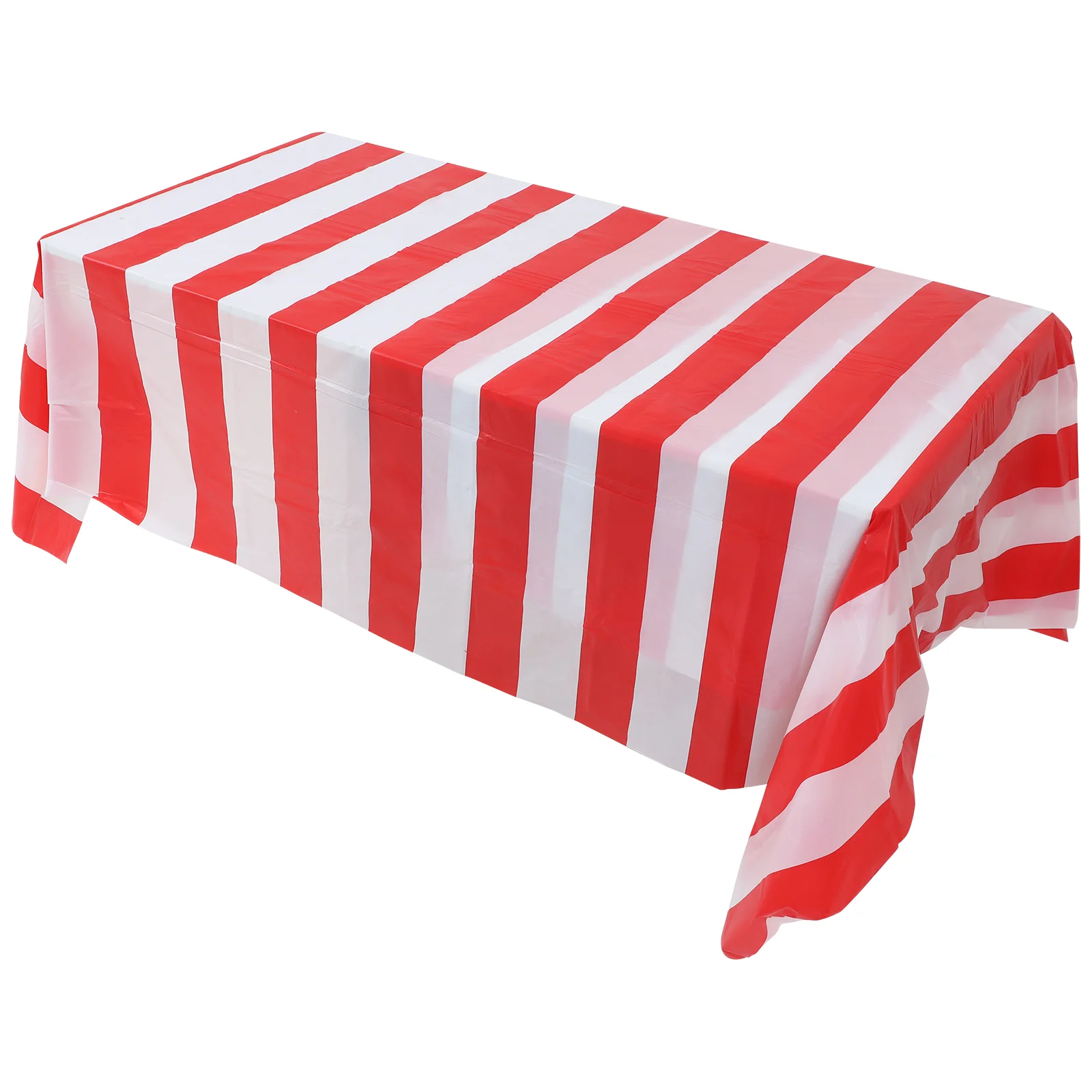 

2pcs Circus Party Tablecloth Decorative Stripe Creative Birthday Table Cloth Table Cover Birthday Party Decorations