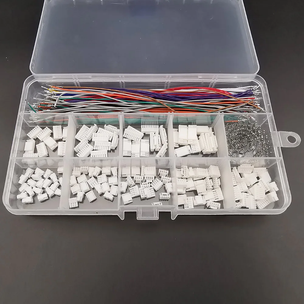 

Комплект разъемов JST GH1.25 2-10 контактных