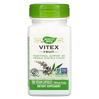 natures way vitex fruit 400 mg 100 capsules traditional support of female monthly cycle