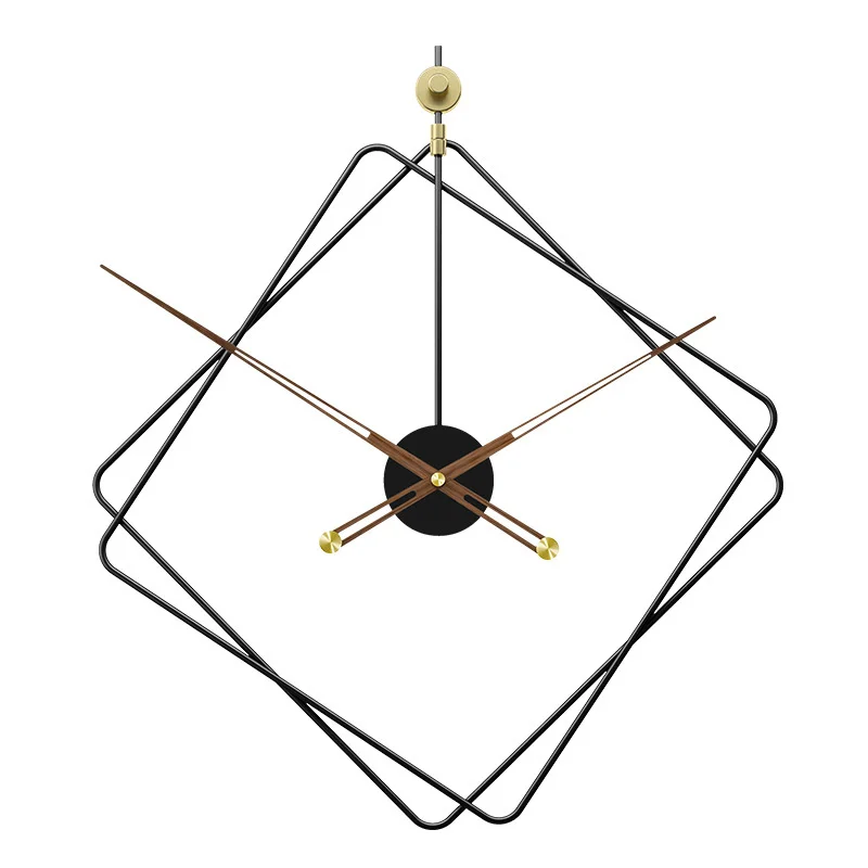 

Clock Large Modern Metal Luxury Clocks Home Decor Creative Living Room Silent Watch Wall Decorations Gift Ideas