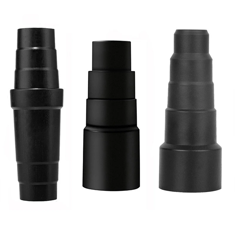 Набор из 3 адаптеров для шлангов Универсальный-резиновый адаптер пылесоса